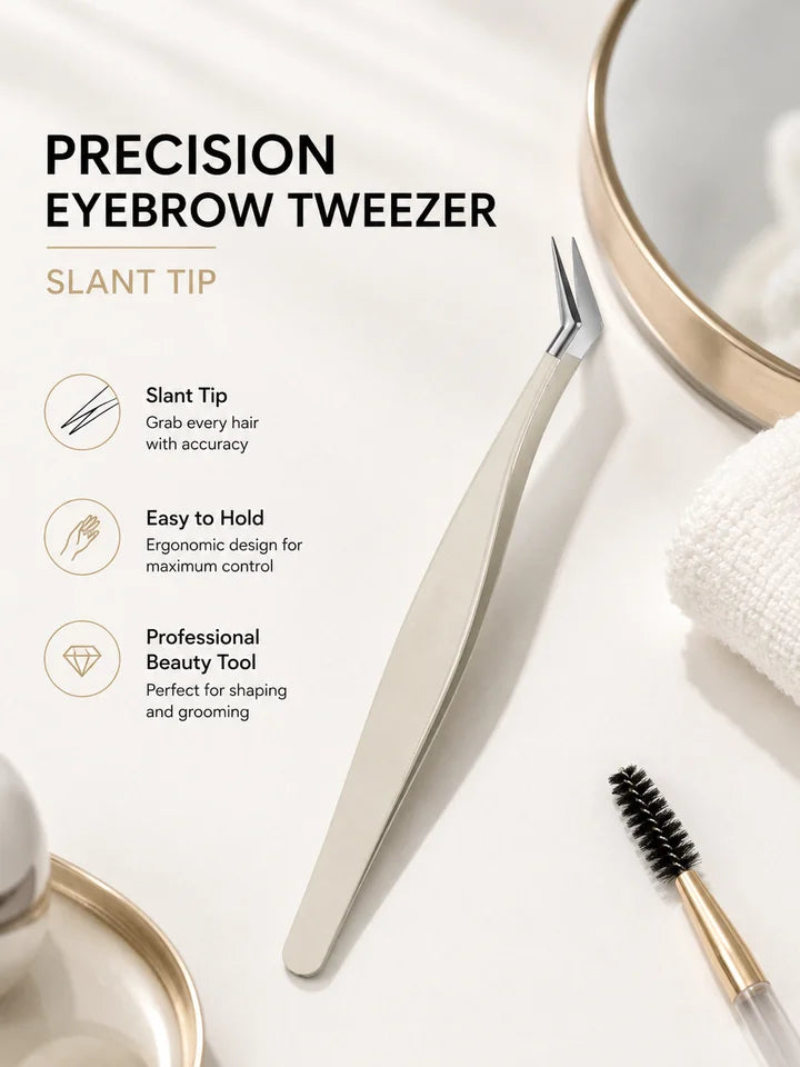 Anti-Static Tweezers Eyelash Extension Professional High Precision Volume Tweezer Stainless Steel Tweezers Antislip Makeup Tool