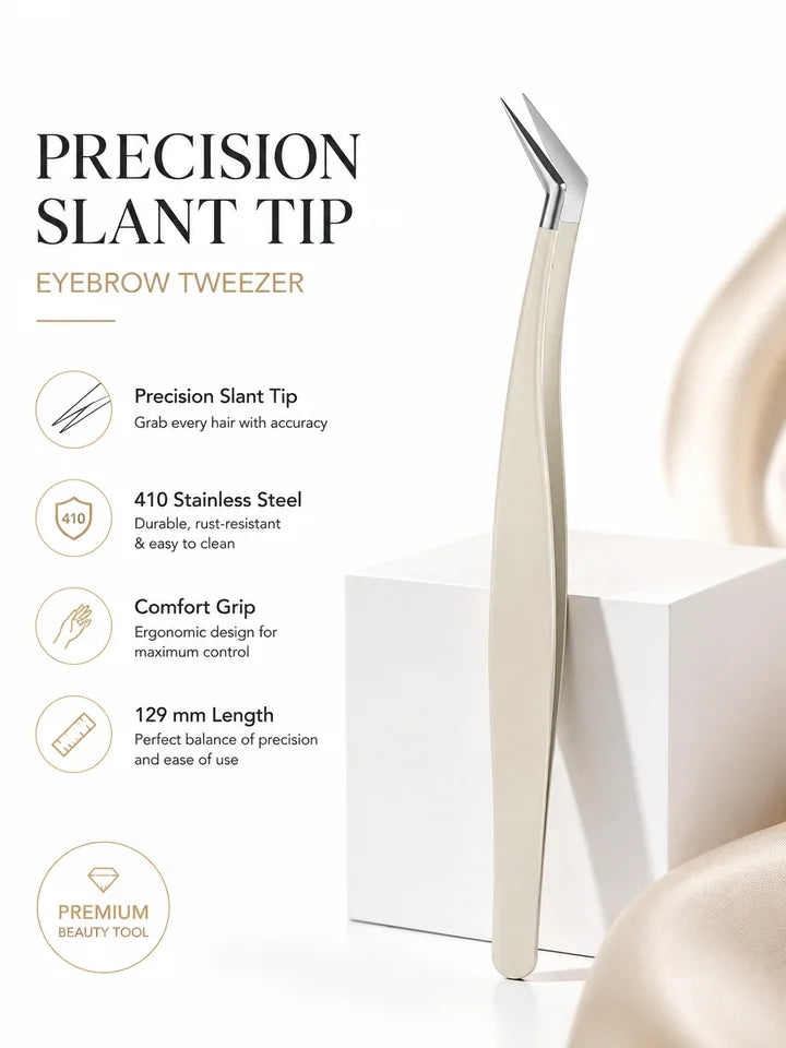 Anti-Static Tweezers Eyelash Extension Professional High Precision Volume Tweezer Stainless Steel Tweezers Antislip Makeup Tool