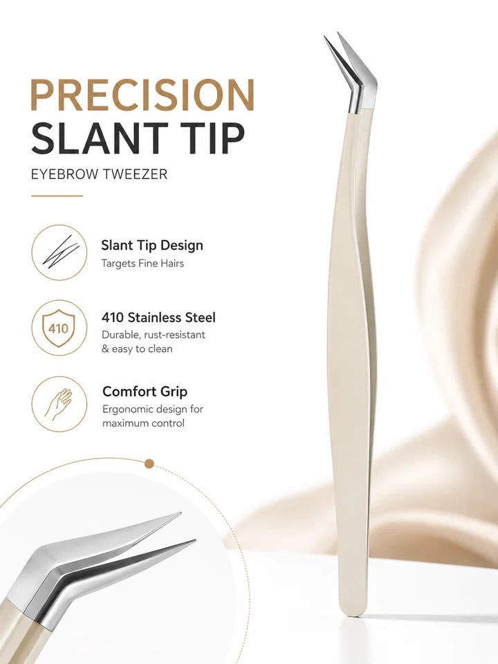 Anti-Static Tweezers Eyelash Extension Professional High Precision Volume Tweezer Stainless Steel Tweezers Antislip Makeup Tool