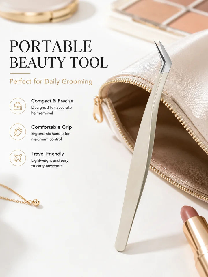 Anti-Static Tweezers Eyelash Extension Professional High Precision Volume Tweezer Stainless Steel Tweezers Antislip Makeup Tool