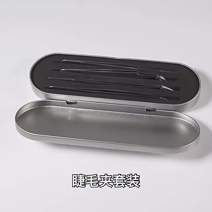 Anti-Static Tweezers Eyelash Extension Professional High Precision Volume Tweezer Stainless Steel Tweezers Antislip Makeup Tool
